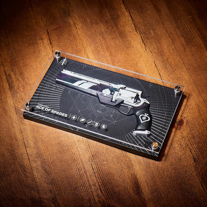 Numskull Statua da Collezione Limited Edition – Destiny Ace of Spades – Replica dell’Arma Esotica 30x17 cm – Merchandise Ufficiale Destiny