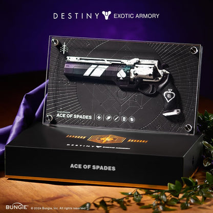 Numskull Statua da Collezione Limited Edition – Destiny Ace of Spades – Replica dell’Arma Esotica 30x17 cm – Merchandise Ufficiale Destiny