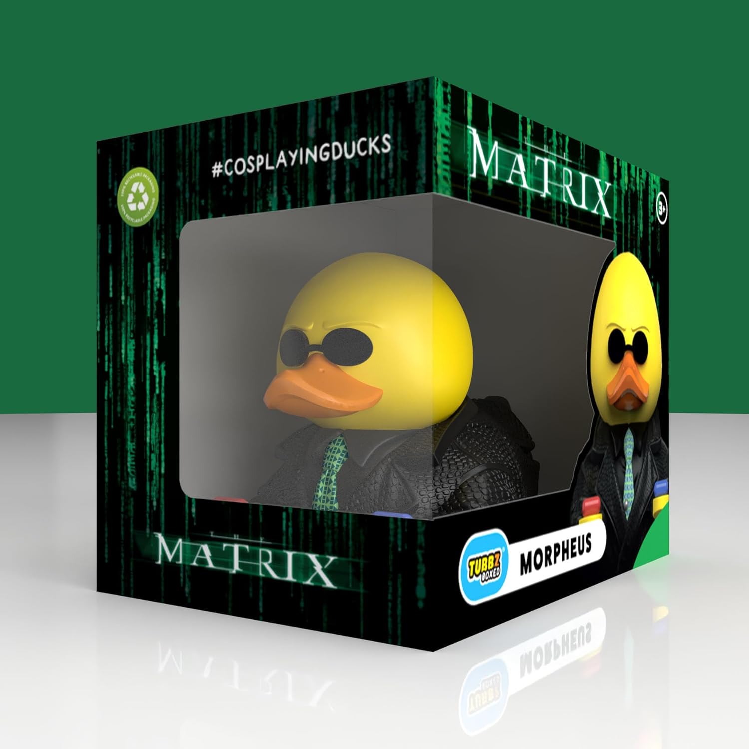 TUBBZ Boxed Edition: The Matrix - Morpheus Cosplaying Rubber Duck Vinyl Figure