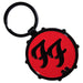 Rock Off officially licensed products Foo Fighters FF Logo Drum Double Sided Keyring Keychain One Size