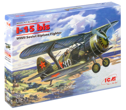 ICM 72012 - I-15 bis, la seconda guerra mondiale sovietica caccia biplano