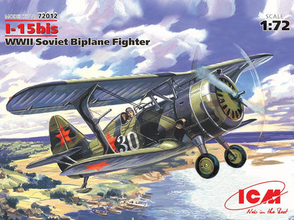 ICM 72012 - I-15 bis, la seconda guerra mondiale sovietica caccia biplano