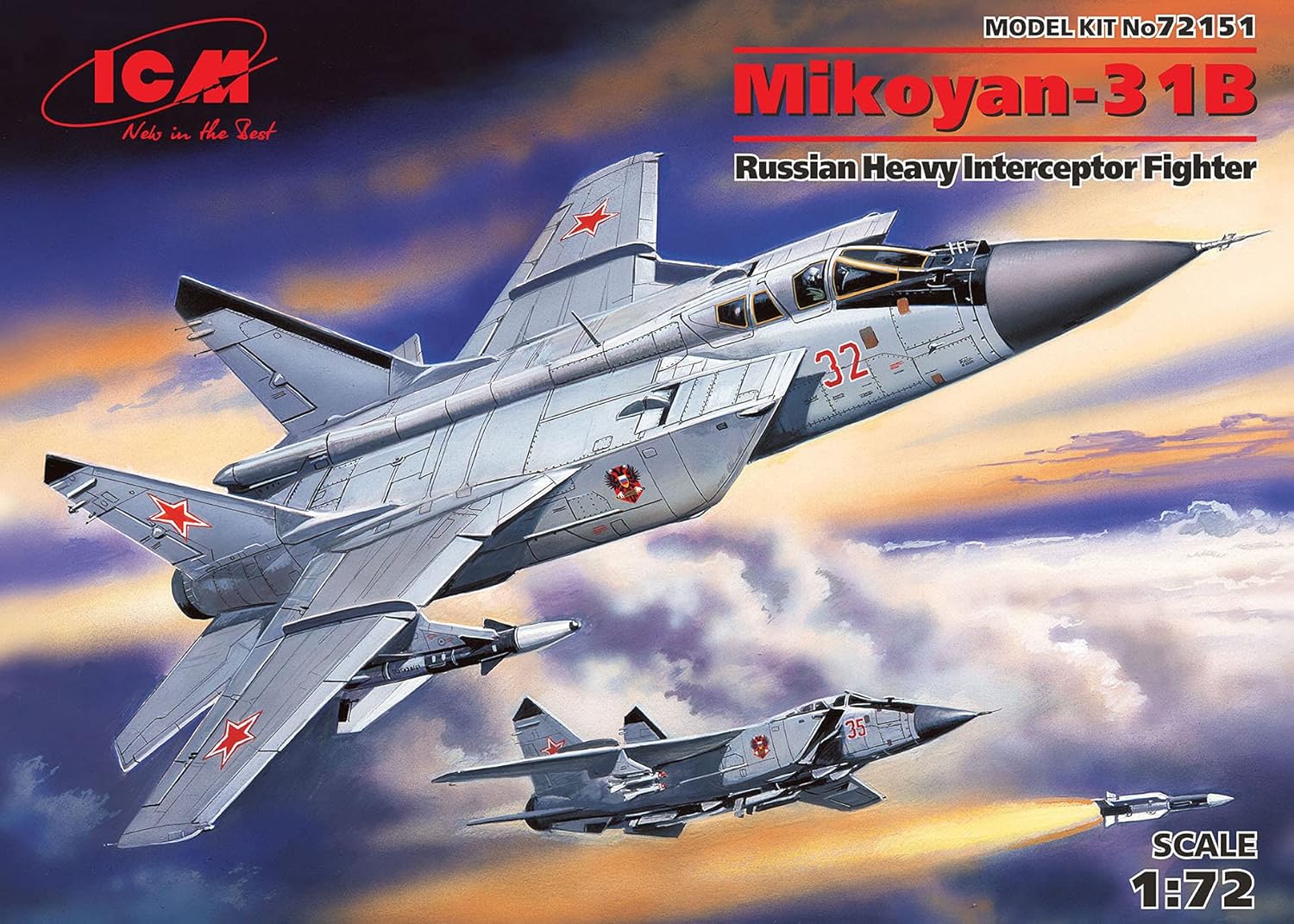 ICM 1:72 - Mikoyan-31B Russian Interceptor Fighter