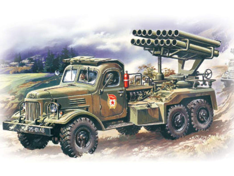 ICM 1:72 - BM-14-16, Mult. Launch Rocket System