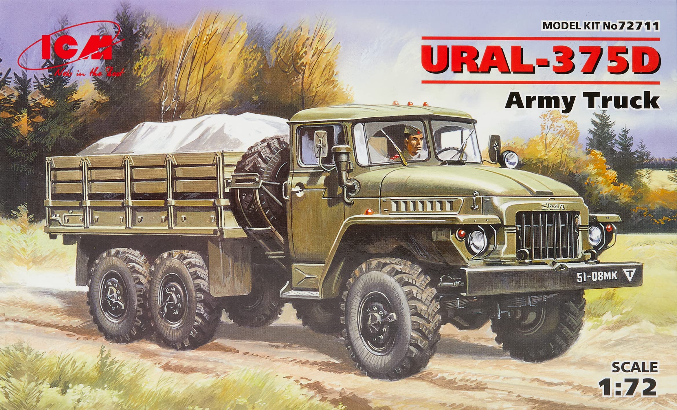 ICM 72711 - Camion Esercito URAL-375D