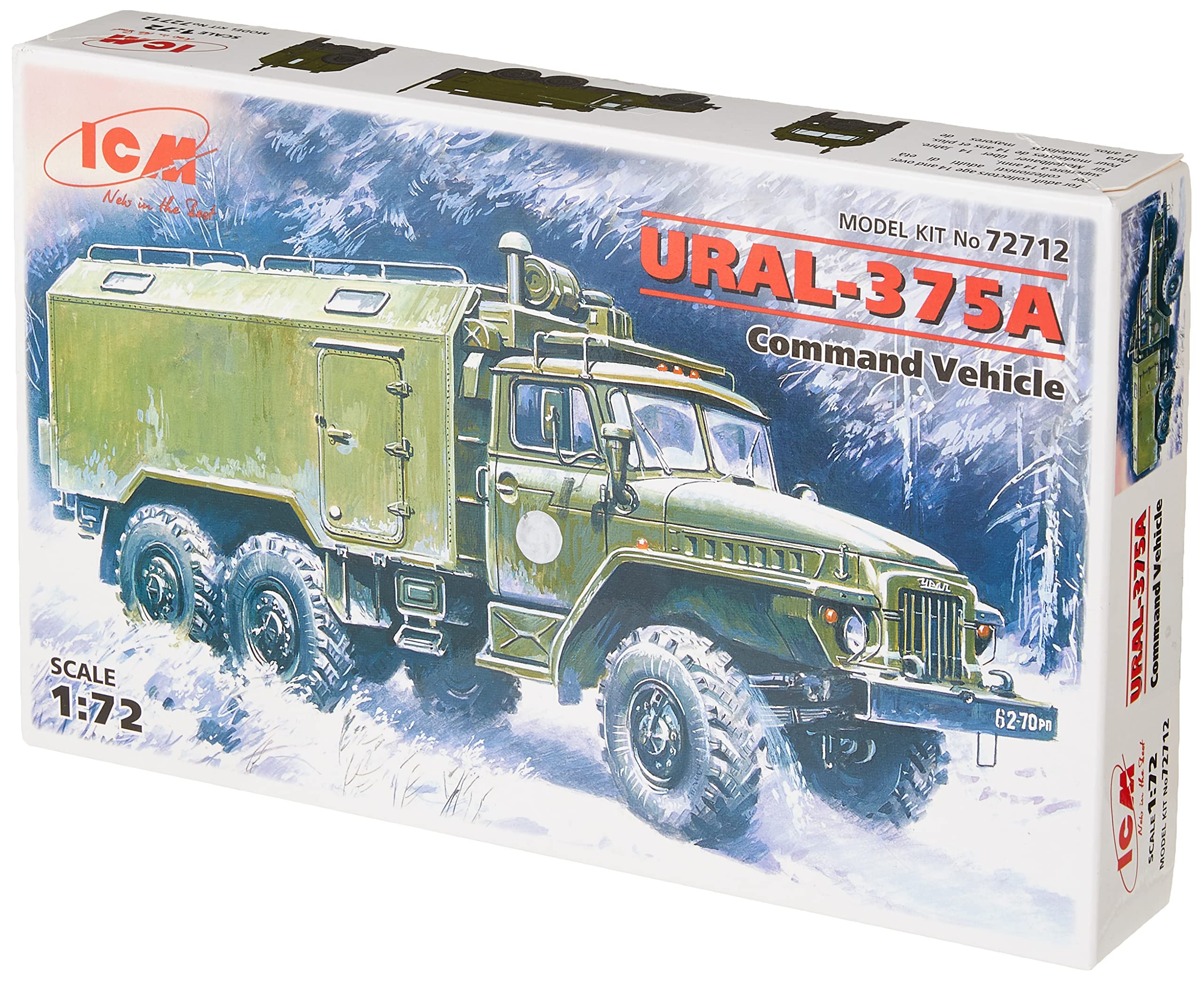 ICM 1:72 - URAL-375A, Command Vehicle