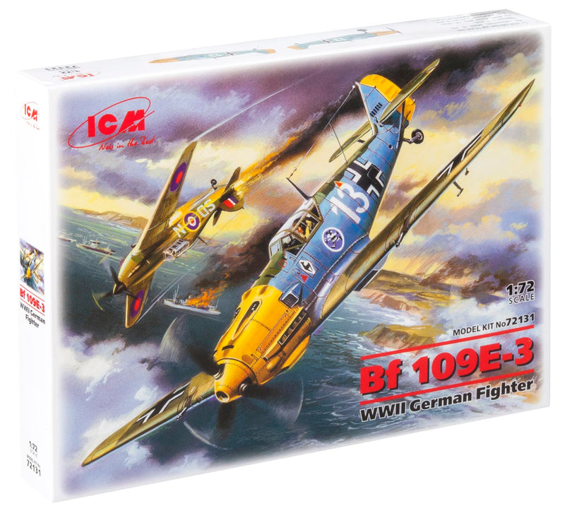 ICM 1:72 - Messerschmitt Bf 109E-3 WWII German Fighter