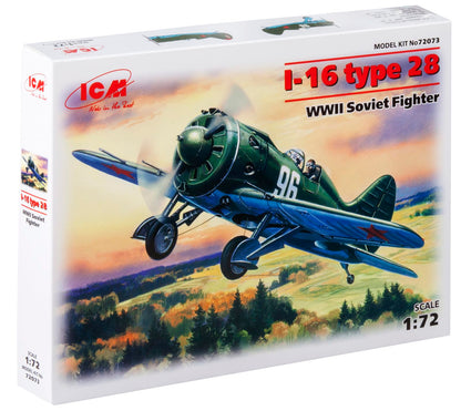 ICM 1:72 - I-16 type 28, WWII Soviet Fighter