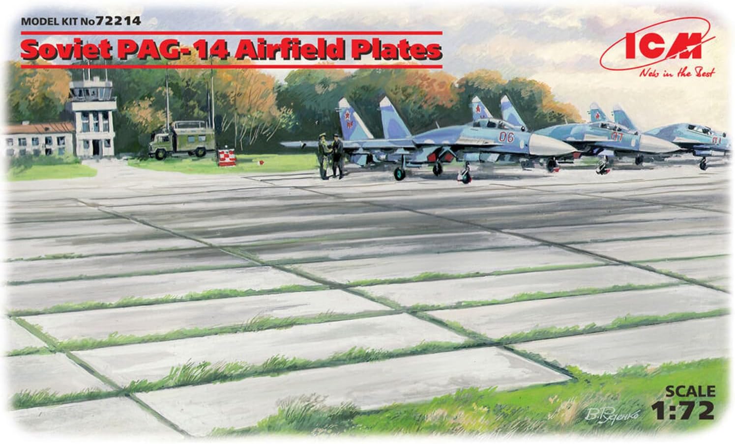 ICM 1:72 - Soviet PAG-14 Airfield Plates (32 pieces