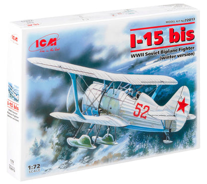 ICM 72013 - I-15 bis, WWII Soviet Fighter Biplane (Winter Version