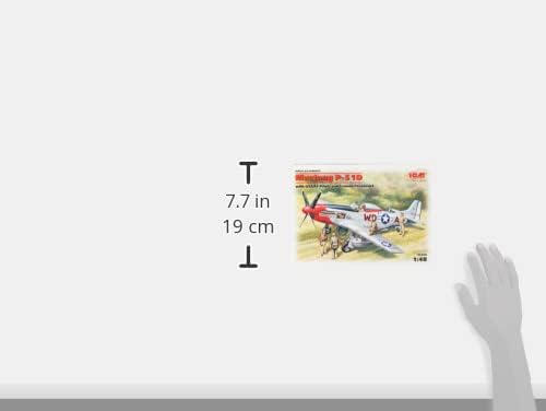 ICM 48153 - Mustang P-51D-15 con Piloti USSAF e Personale di Terra