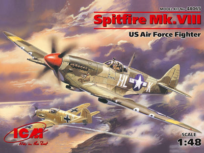 ICM 1:48 - Spitfire Mk.VIII, WWII USAAF Fighter
