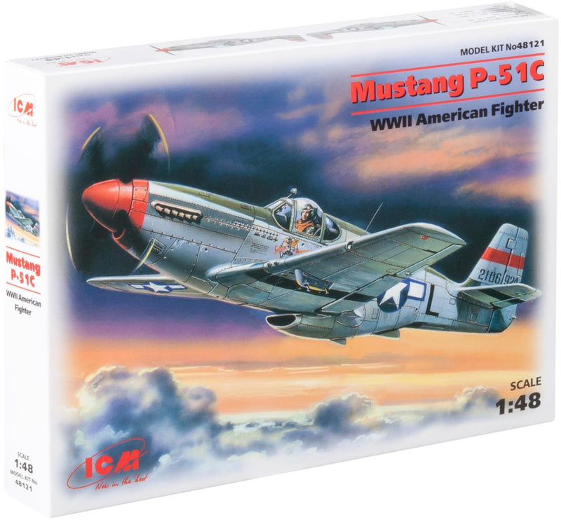 ICM 48121 - Mustang P-51C, WWII American Fighter