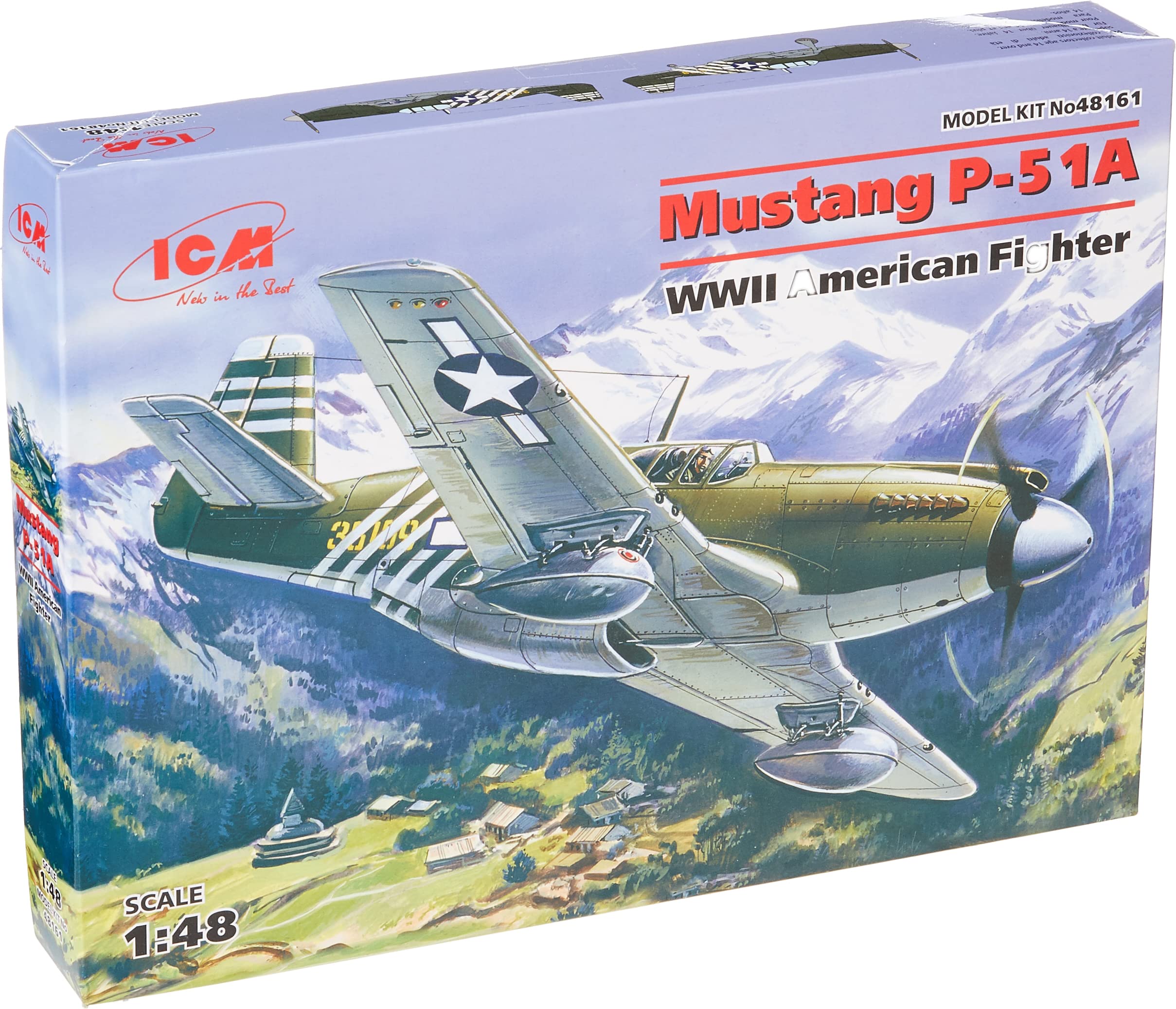 ICM 1:48 - Mustang P-51A WWII American Fighter