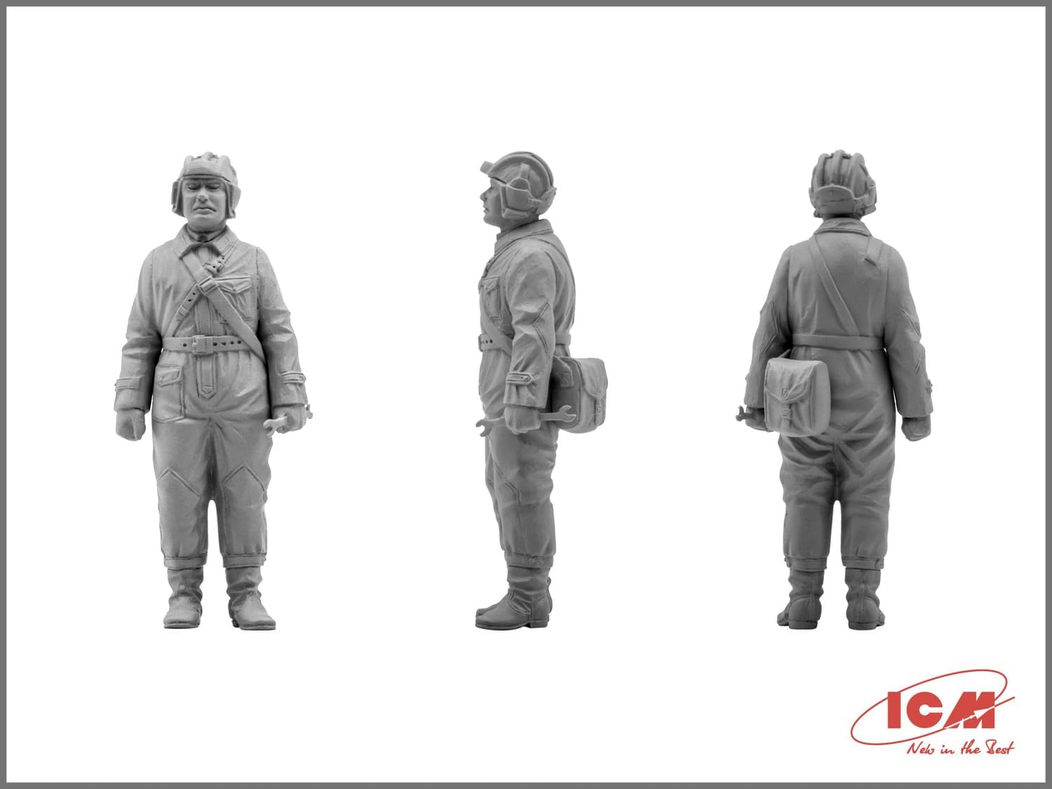 ICM 1:35 - Soviet Tank Crew (1939-1942) 3 Figs