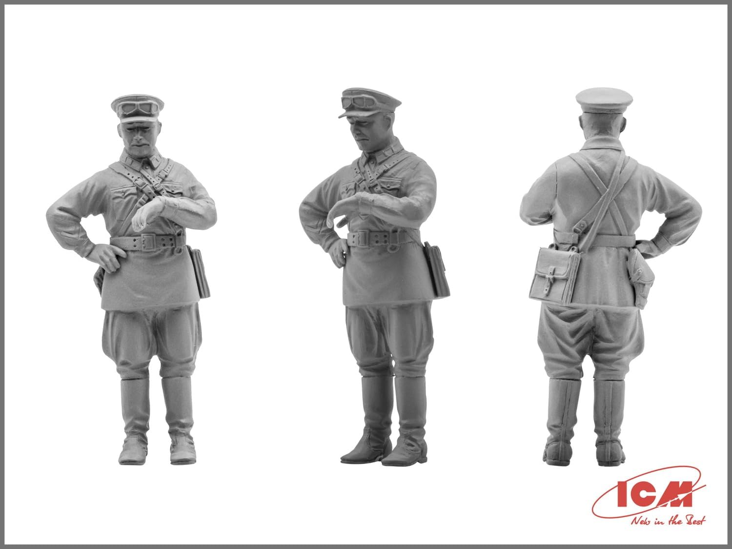 ICM 1:35 - Soviet Tank Crew (1939-1942) 3 Figs