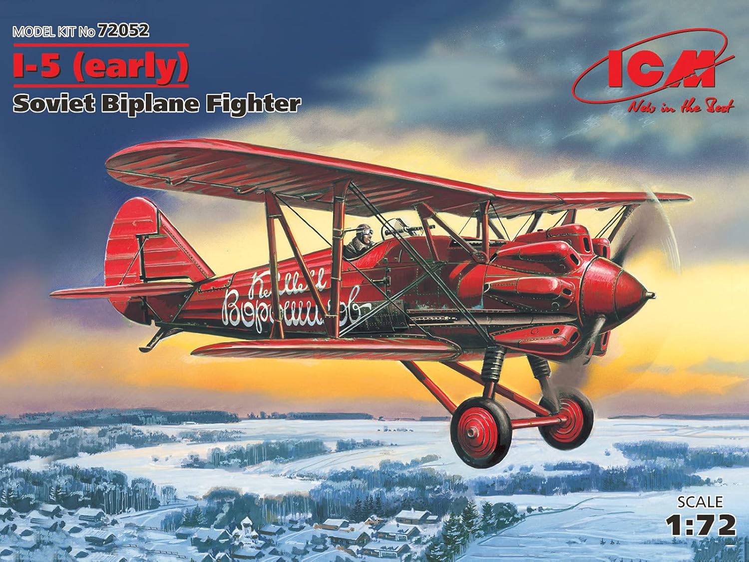 ICM 1:72 - I-5 (early), Soviet Biplane Fighter