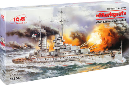 ICM 1:350 - "Markgraf" WWI German Battleship