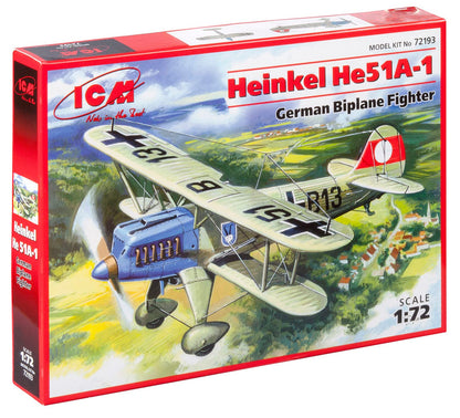 Heinkel He 51A-1 German Biplane Fighter