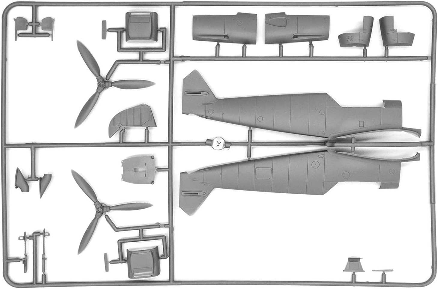 ICM ICM48102 (-) 1:48-Messerschmitt Bf 109F-2 Guerra Mondiale Tedesco Combattente
