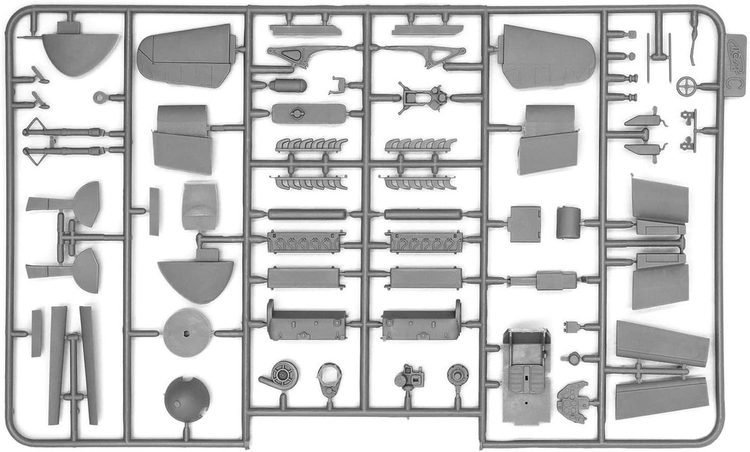 ICM ICM48102 (-) 1:48-Messerschmitt Bf 109F-2 Guerra Mondiale Tedesco Combattente