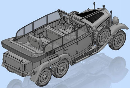 ICM 1:35 - Typ G4 (Kfz.21), WWII German Staff Car