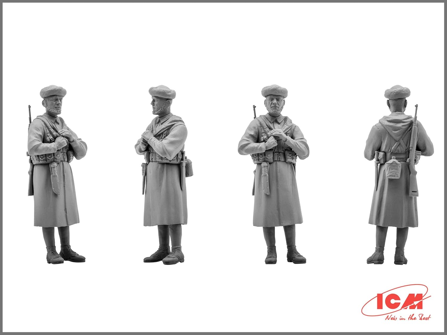 ICM 035565 – 1/35 WWII marocchina Goumier Rifles, 4 Personaggi Modellino in plastica Set