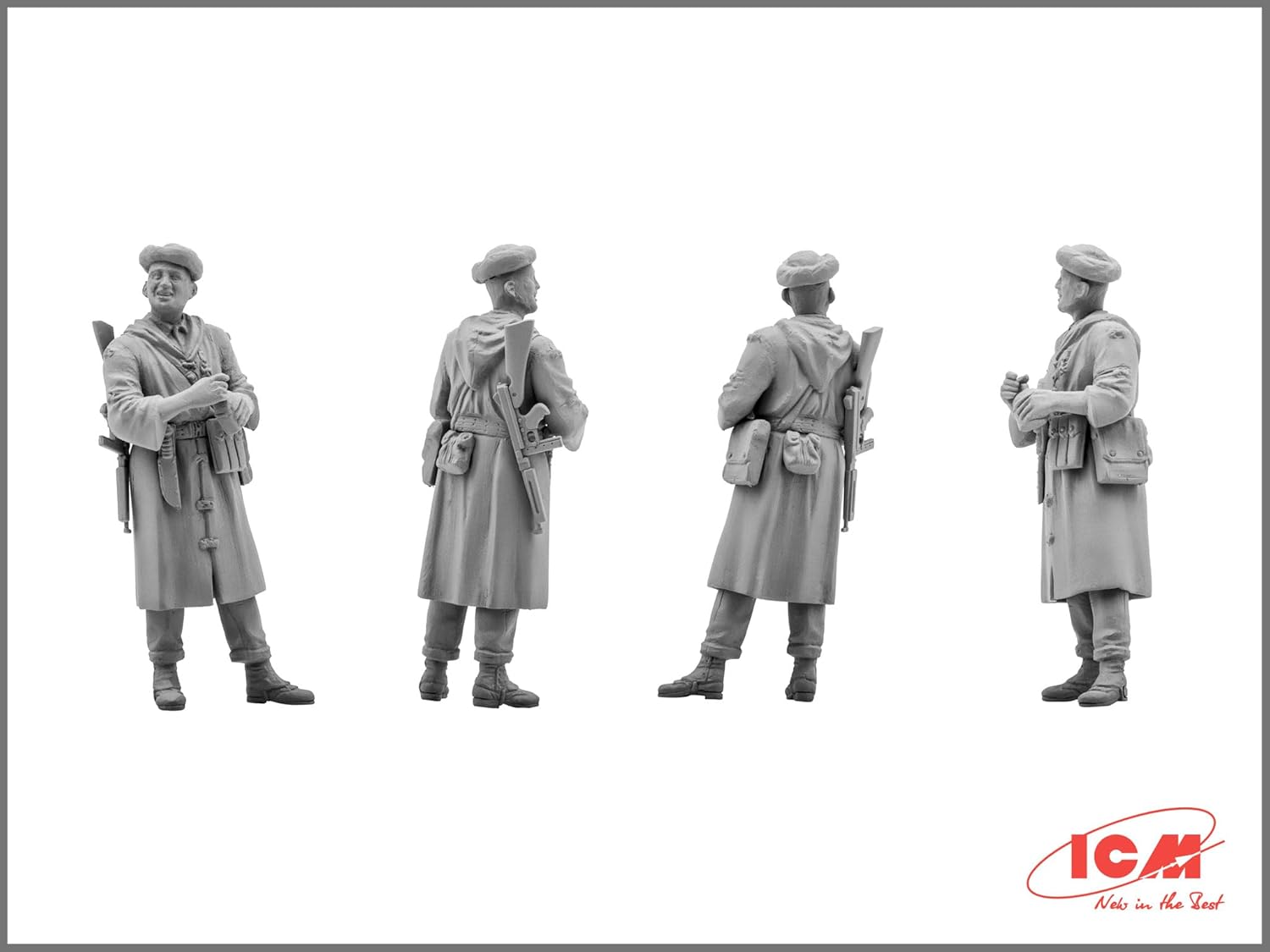 ICM 035565 – 1/35 WWII marocchina Goumier Rifles, 4 Personaggi Modellino in plastica Set