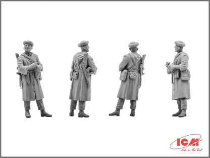 ICM 035565 – 1/35 WWII marocchina Goumier Rifles, 4 Personaggi Modellino in plastica Set