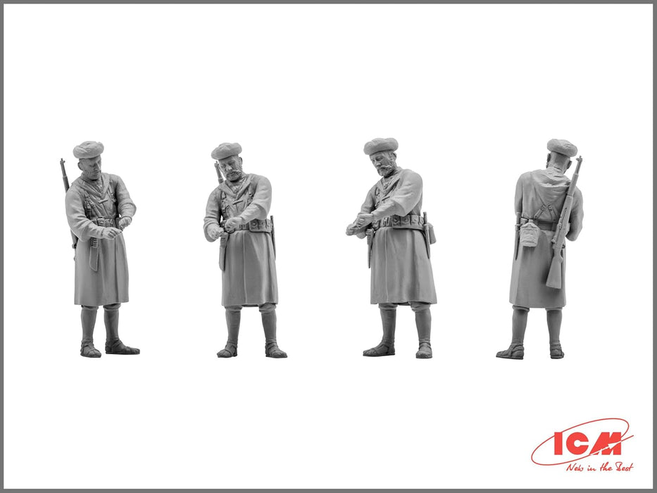 ICM 035565 – 1/35 WWII marocchina Goumier Rifles, 4 Personaggi Modellino in plastica Set