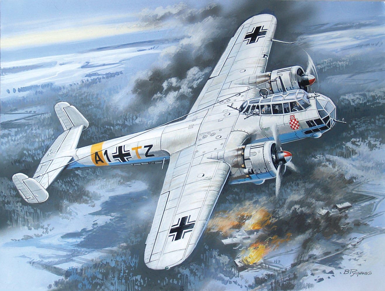 ICM 72304 - Modellbausatz Do 17Z-2 WWII German Bomber