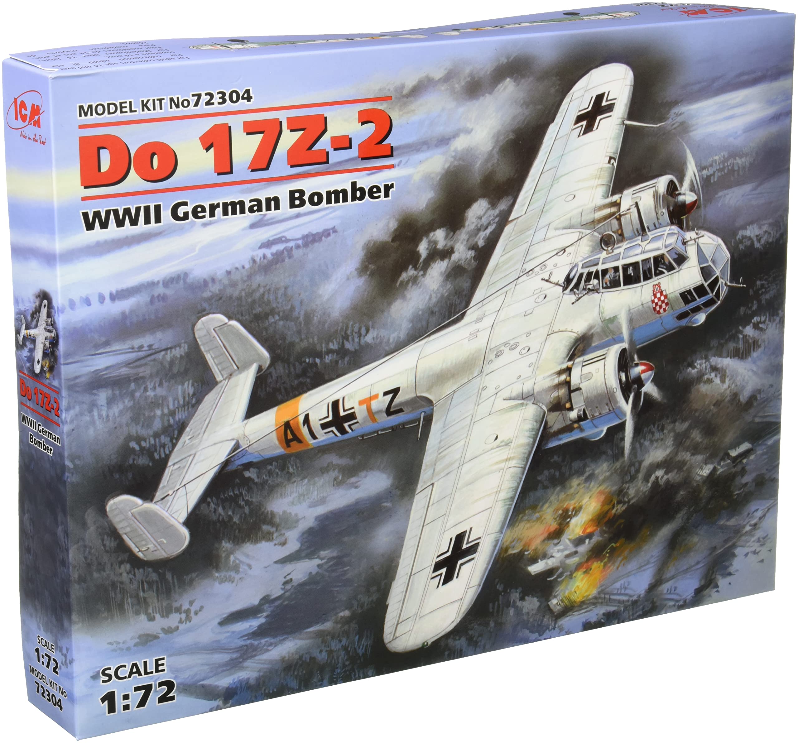 ICM 72304 - Modellbausatz Do 17Z-2 WWII German Bomber