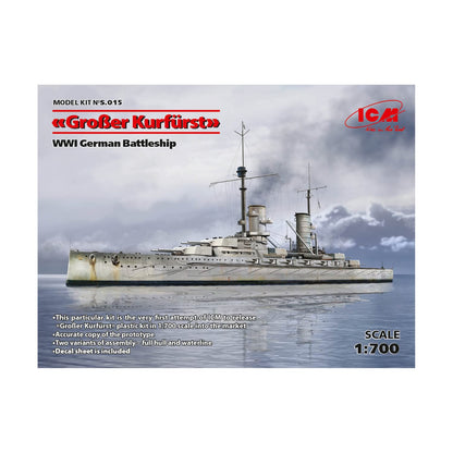 ICM 1:700 - Gro?er Kurf rst full hull & waterline