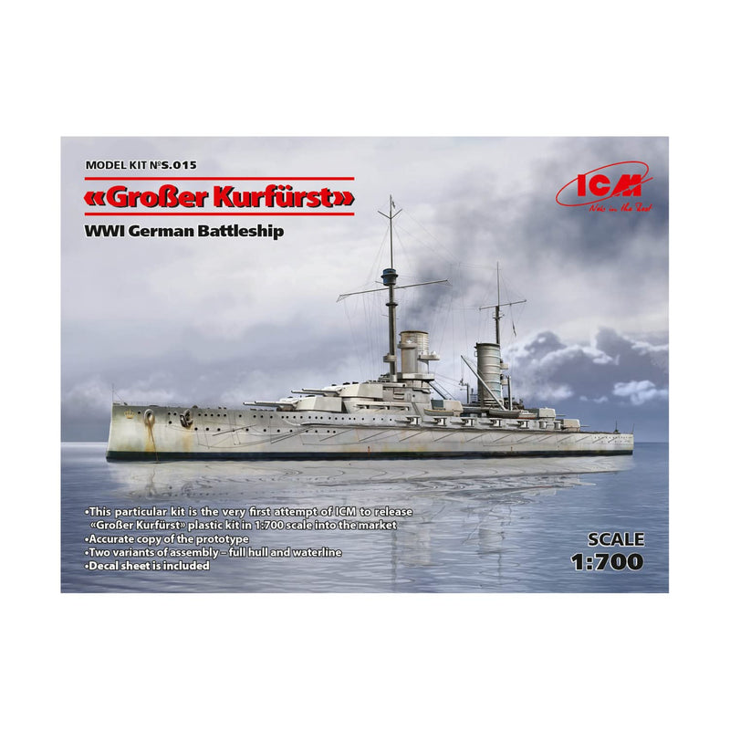 ICM 1:700 - Gro?er Kurf rst full hull & waterline
