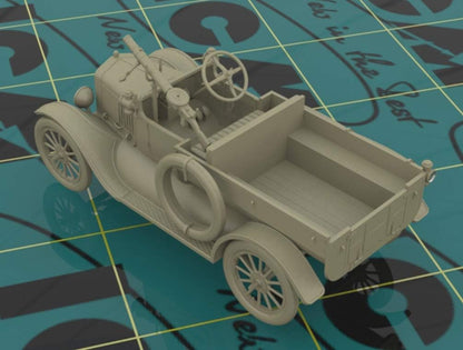 ICM 35663 - Modellino Modello T 1917 LCP, WWI Australian Army Car, Nero