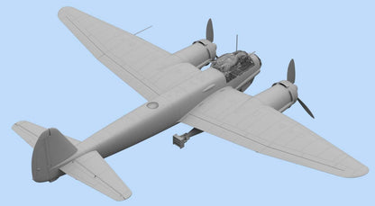 ICM Men's Icm 48236 Model Kit 88a-4 Torp/A-17 Tarpaulin 1 48 Ju 88A 4 Torp A 17 WWII German Torpedo Plane, Multicolor, One Size UK