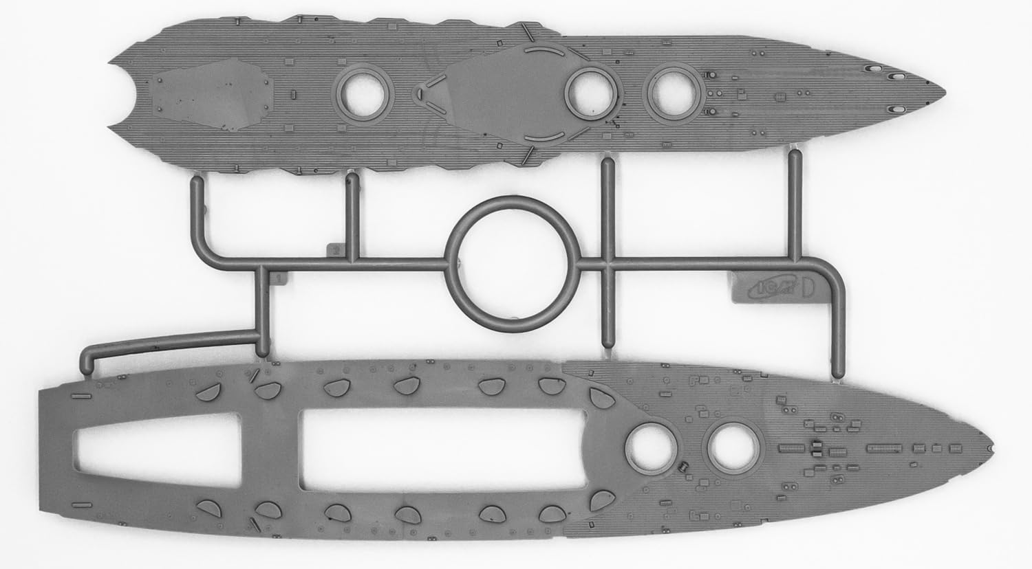 ICM S.016 - Modellino Kronprinz Fullhull & Waterline WWI German Battleship, Colore: Nero