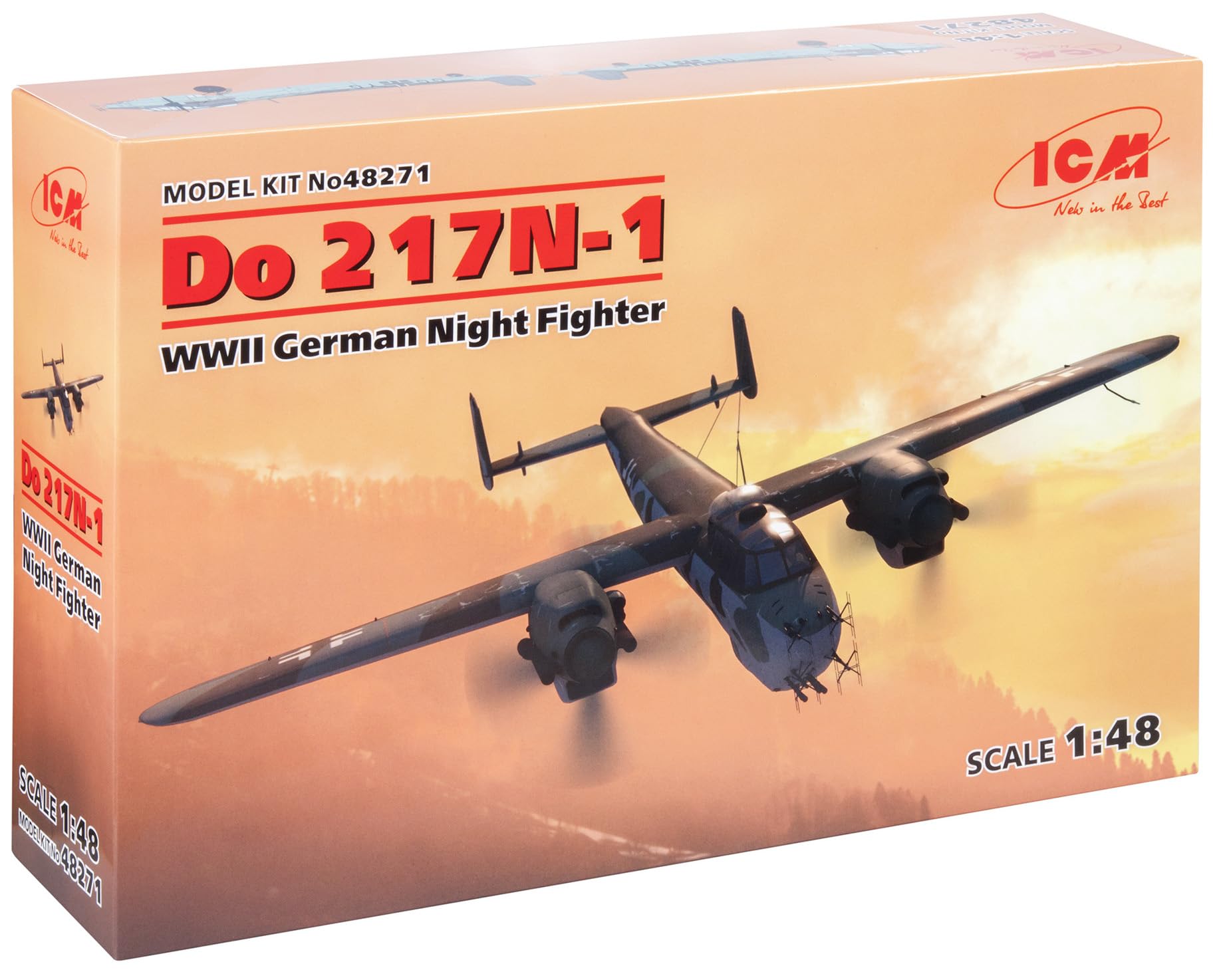 Modellbausatz Do 217N-1,WWII German Night Fighter (100% New molds