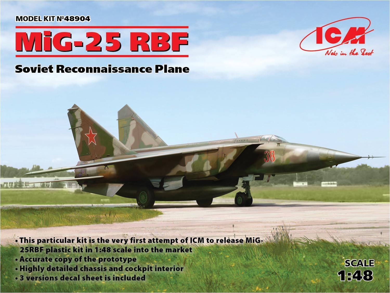ICM 1:48 - MiG-25 RBF, Soviet Reconnaissance Plane