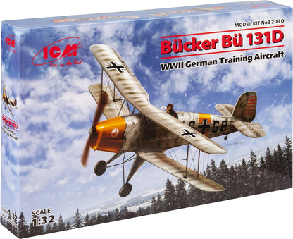 Modellbausatz Bücker Bü 131D,WWII German Training Aircraft(100% New molds