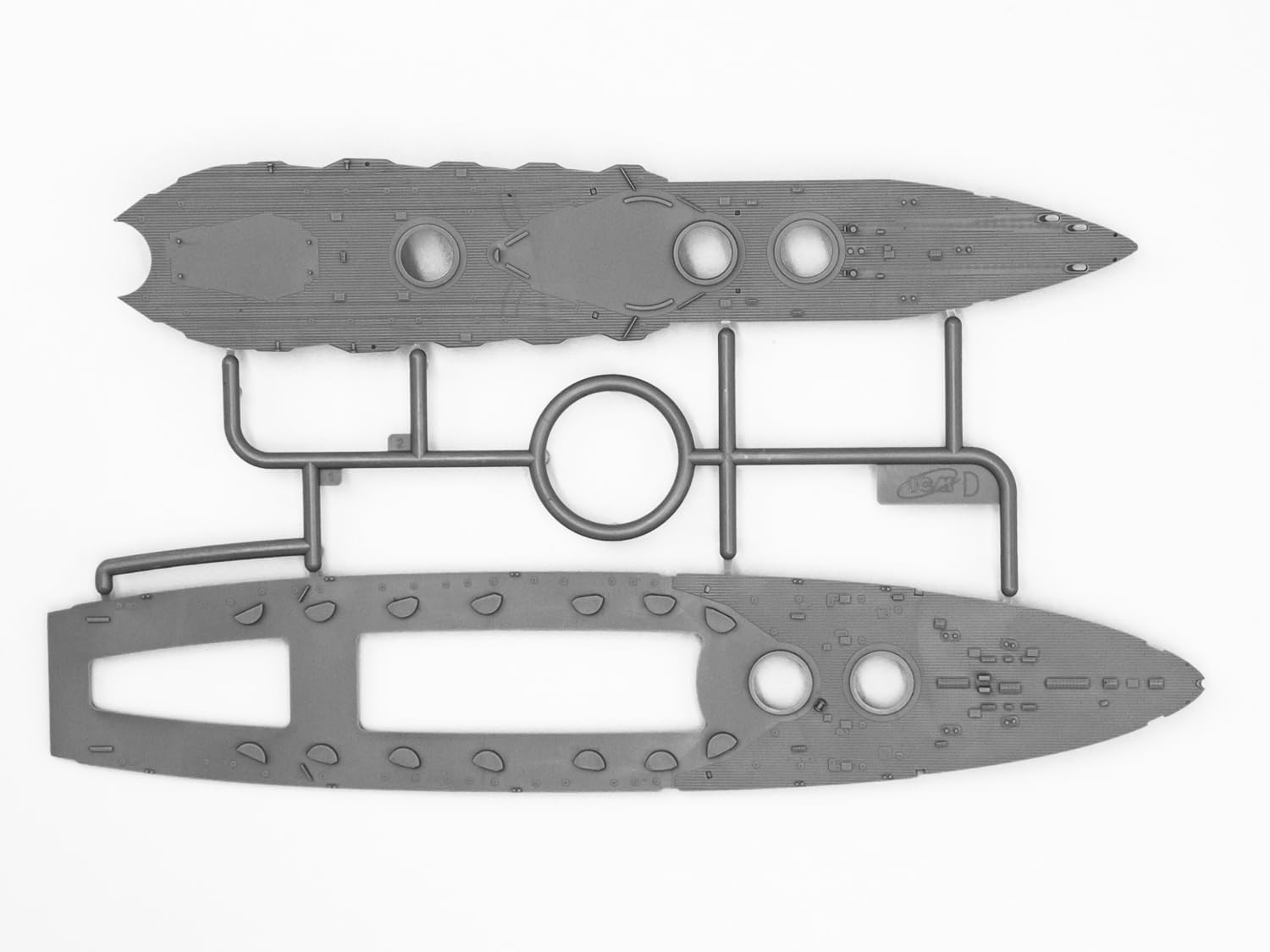 ICM S.017 - Modellino di Markgraf (full hull & waterline) WWI German Battleship, grigio