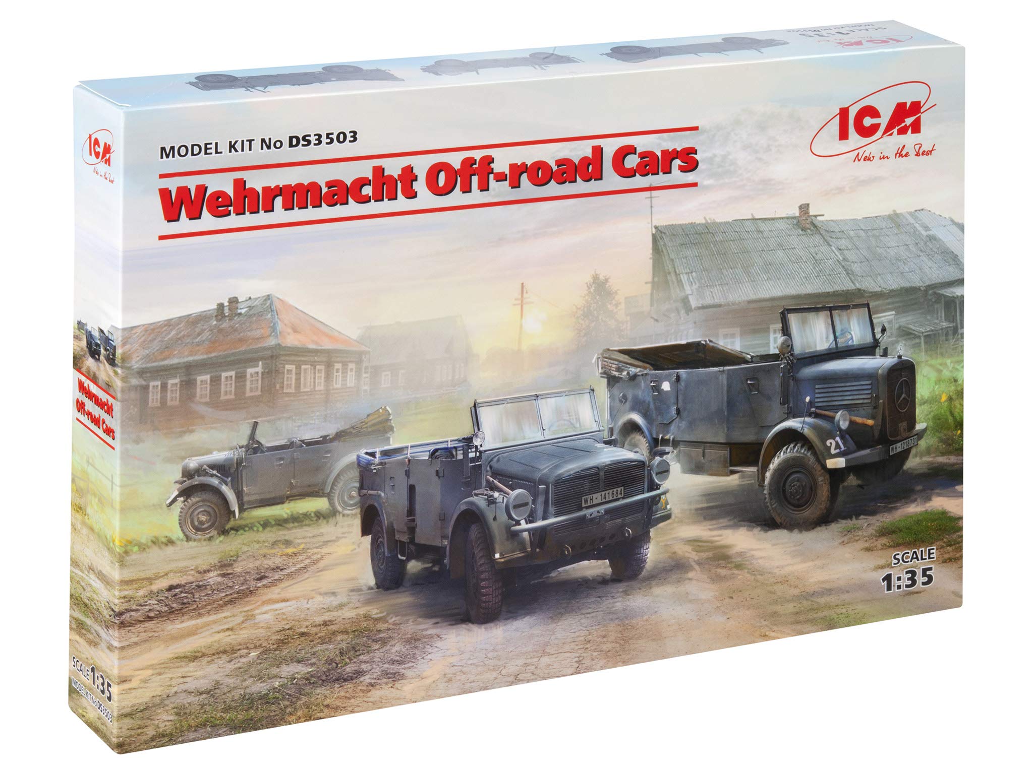 ICM DS3503 Wehrmacht Off-Road Cars (3 Stück