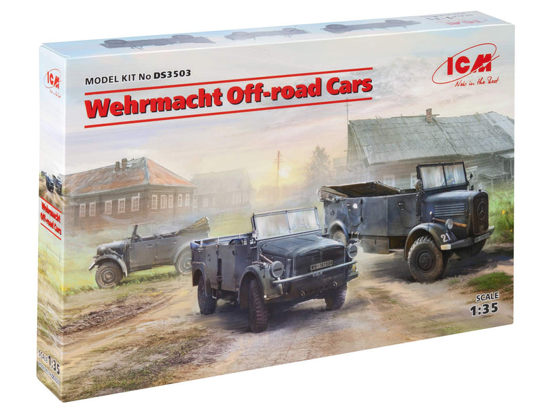 ICM DS3503 Wehrmacht Off-Road Cars (3 Stück