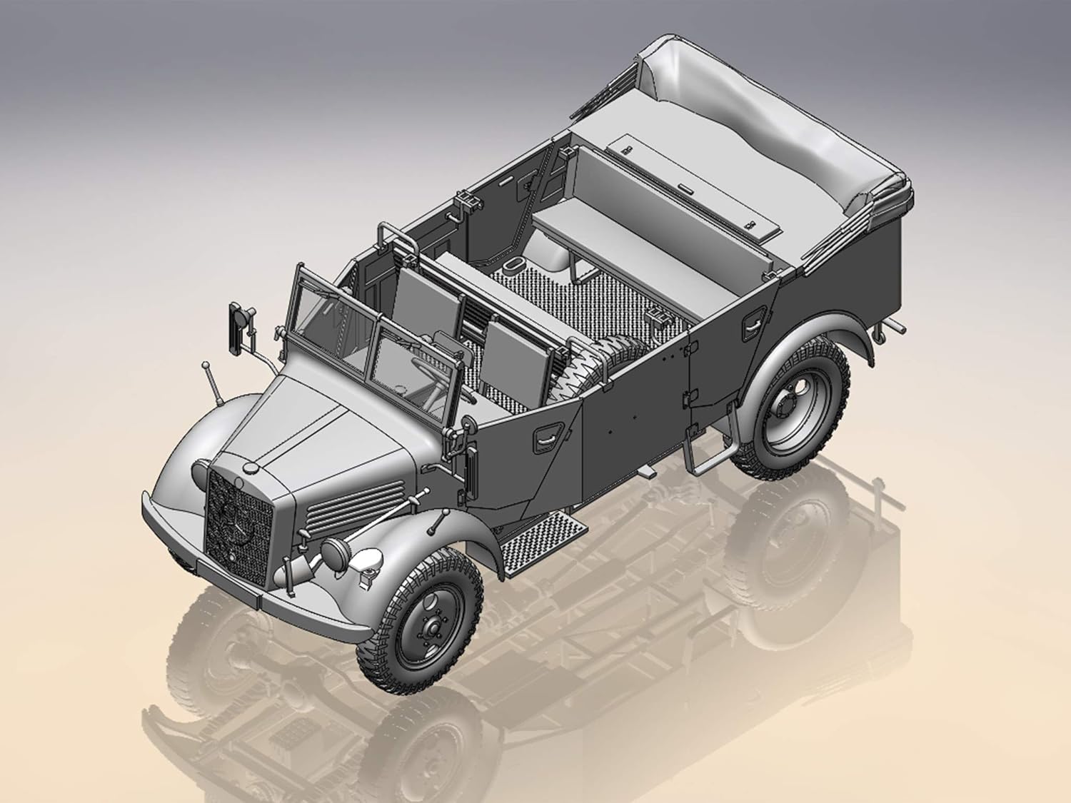 ICM DS3503 Wehrmacht Off-Road Cars (3 Stück