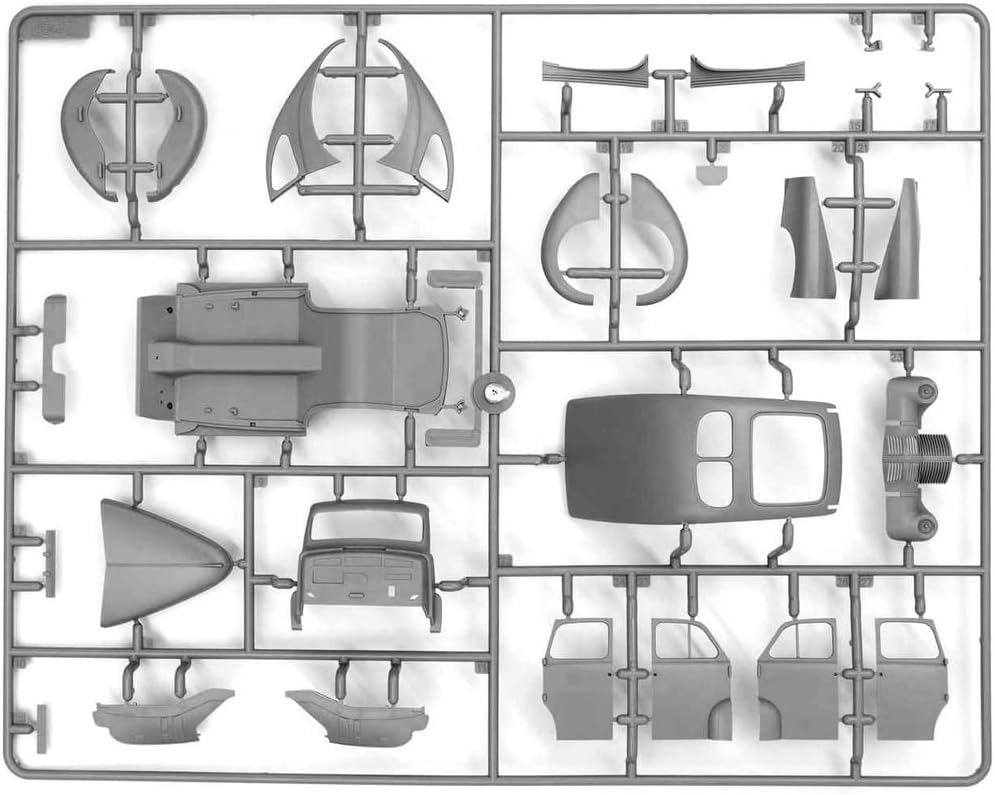 ICM ICMDS3504 Kit modello in plastica, Nero