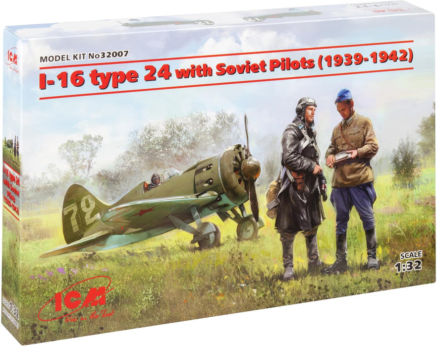 ICM 1:32 - I-16 type 24 W/Soviet Pilots (1939-1942