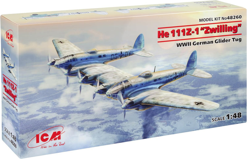 ICM 1:48 - He 111Z-1 Zwilling WWII Glider Tug Multicolour