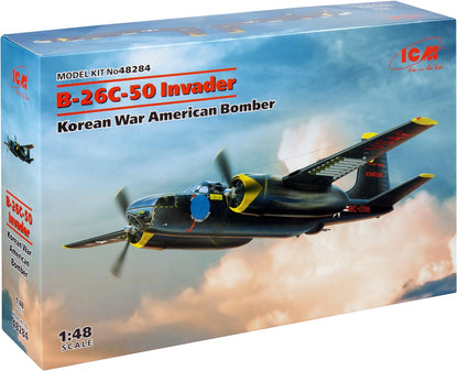 ICM ICM48284 1:48-B-26-50 Invader, bombardiere americano guerra coreana