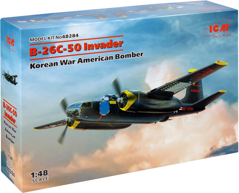 ICM ICM48284 1:48-B-26-50 Invader, bombardiere americano guerra coreana