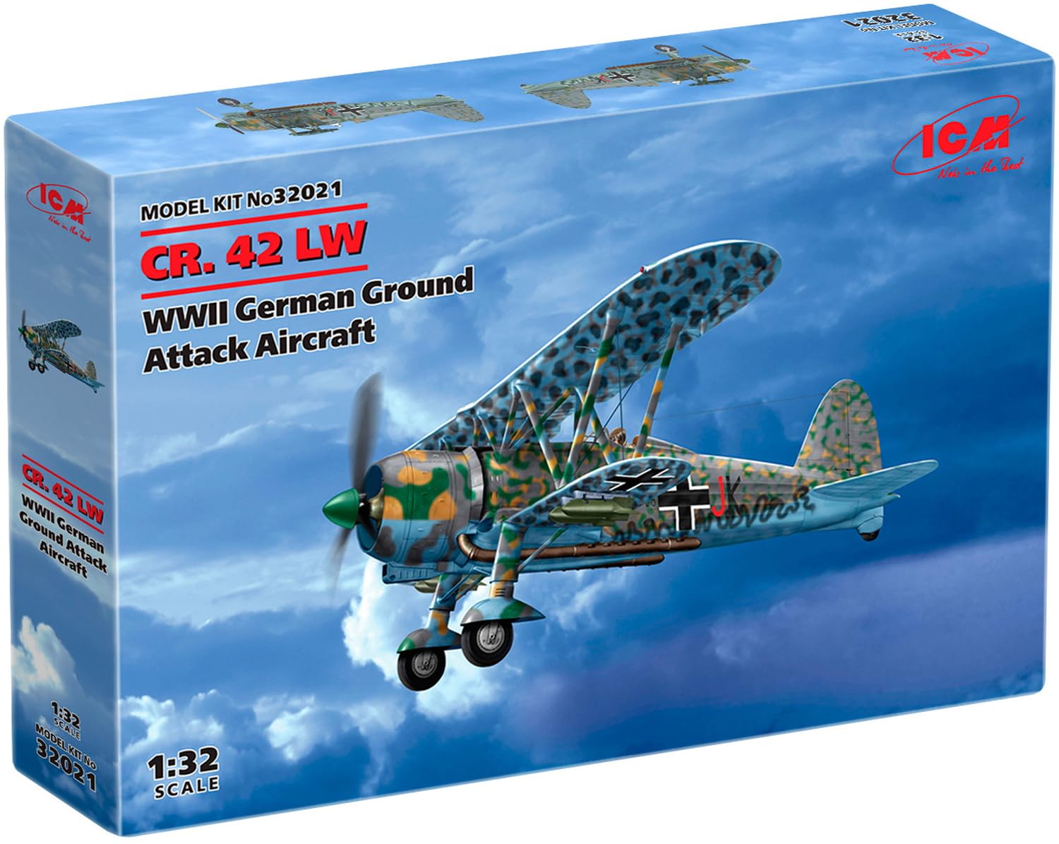 ICM ICM32021 Plastic Model kit, Black